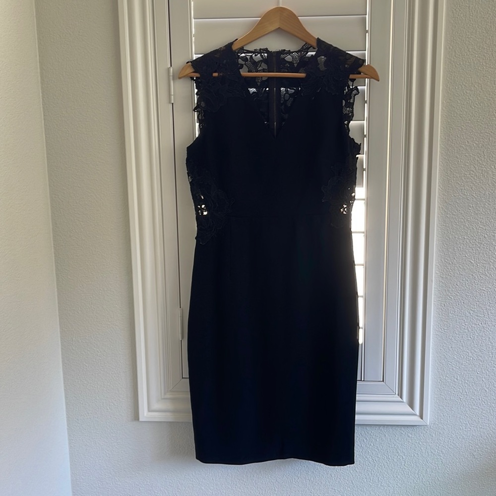 Great detail black dress by Elie Tahari